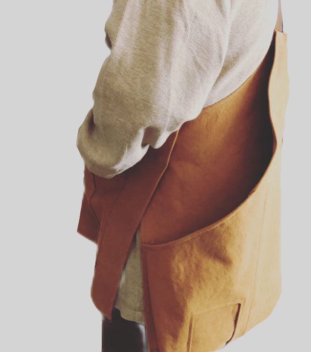 TP-17  エプロン　ベスト　倉敷帆布生地使用