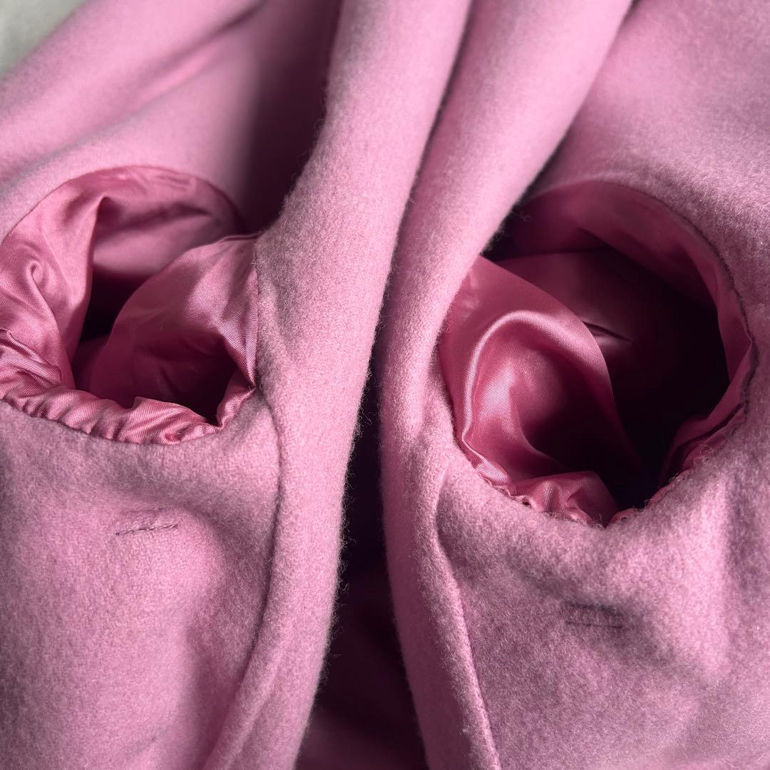 ルルウィルビー 24AW シャルムビーバーリバーミドルコート マフラー ベルト