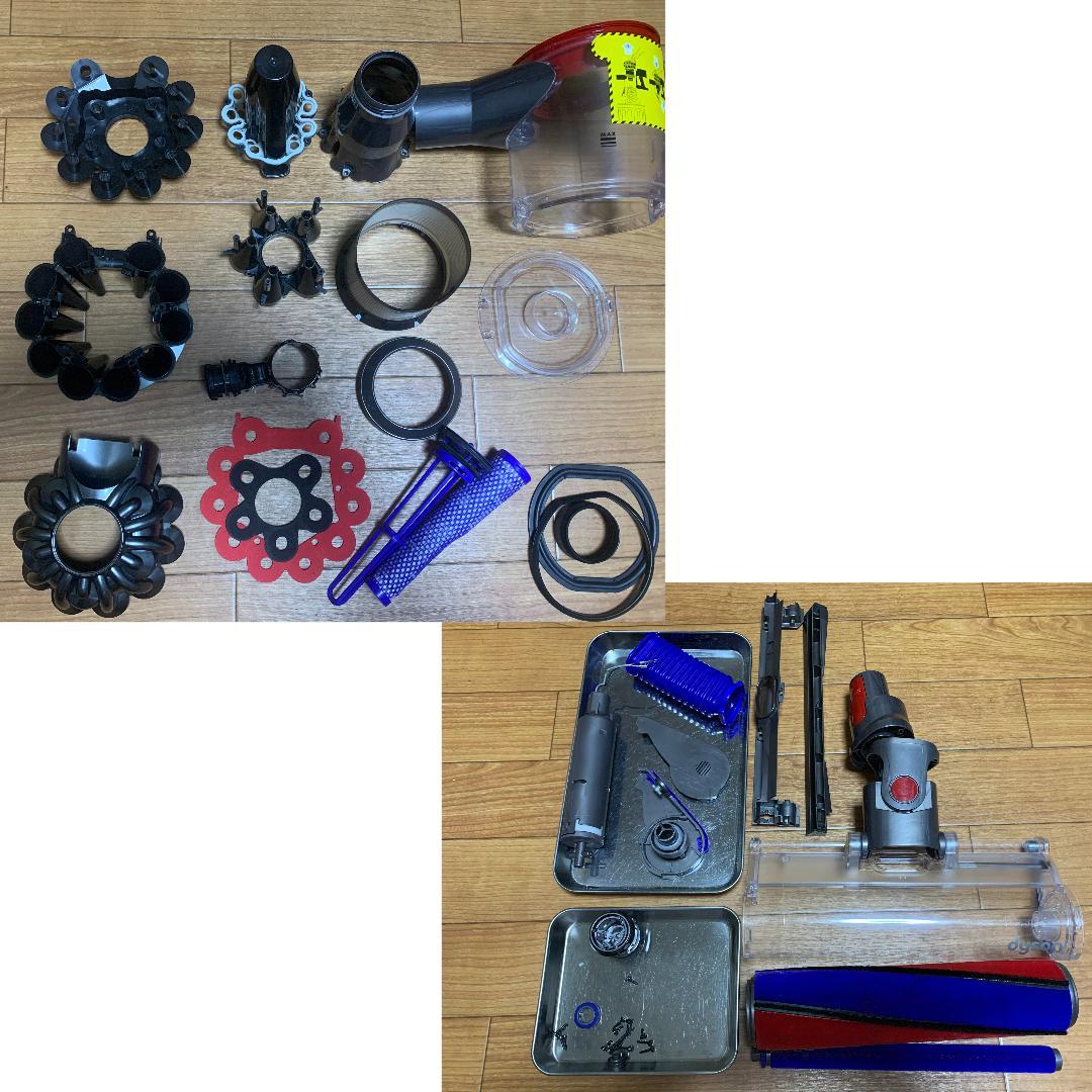 【美品】ダイソン dyson V8 fluffy アクセサリ 多数 洗浄除菌済