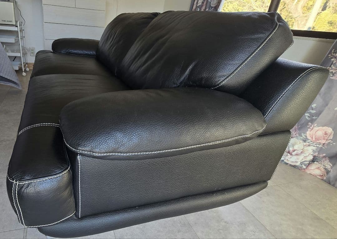 本革 3人掛けソファー