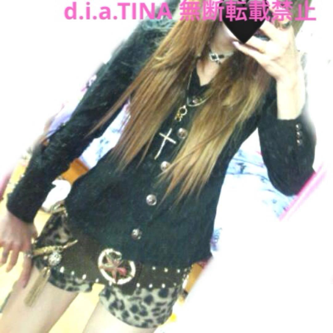 d.i.a. バック刺繍シャツ【平成ギャル】ダメージ加工 希少