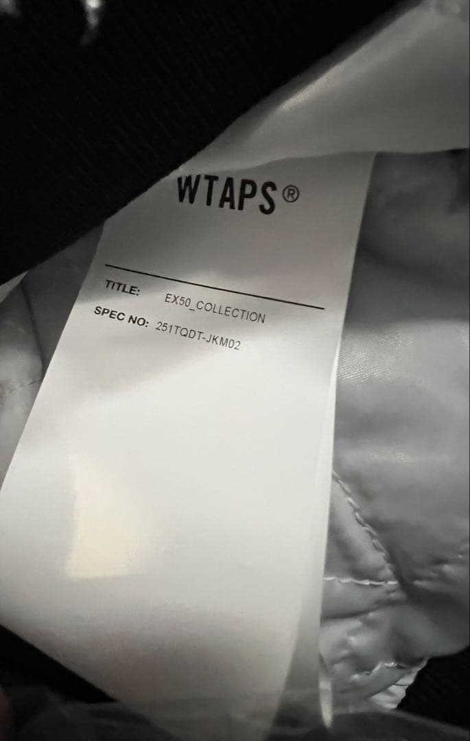 【新品未使用】WTAPS Team Jacket Black スタジャン M