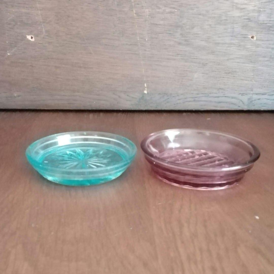 ガラスコースター各種　11枚　昭和レトロ　富士山　幾何学文様