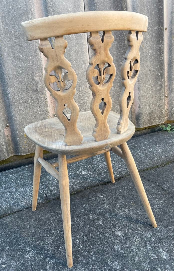 ビンテージ/英国製/ERCOL/アーコール/シスルバックチェア/チェア/剥離