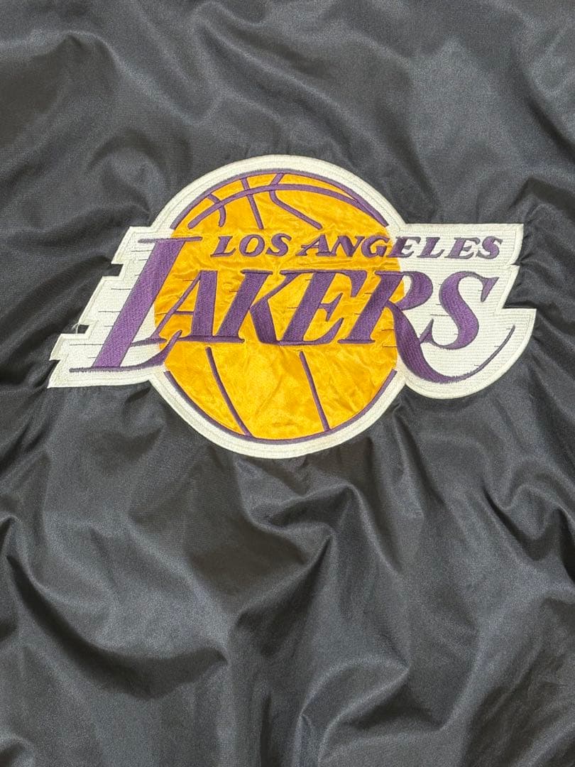 【希少 大きめ2XL】Reebok×Lakers NBA スタジャン ジャケット