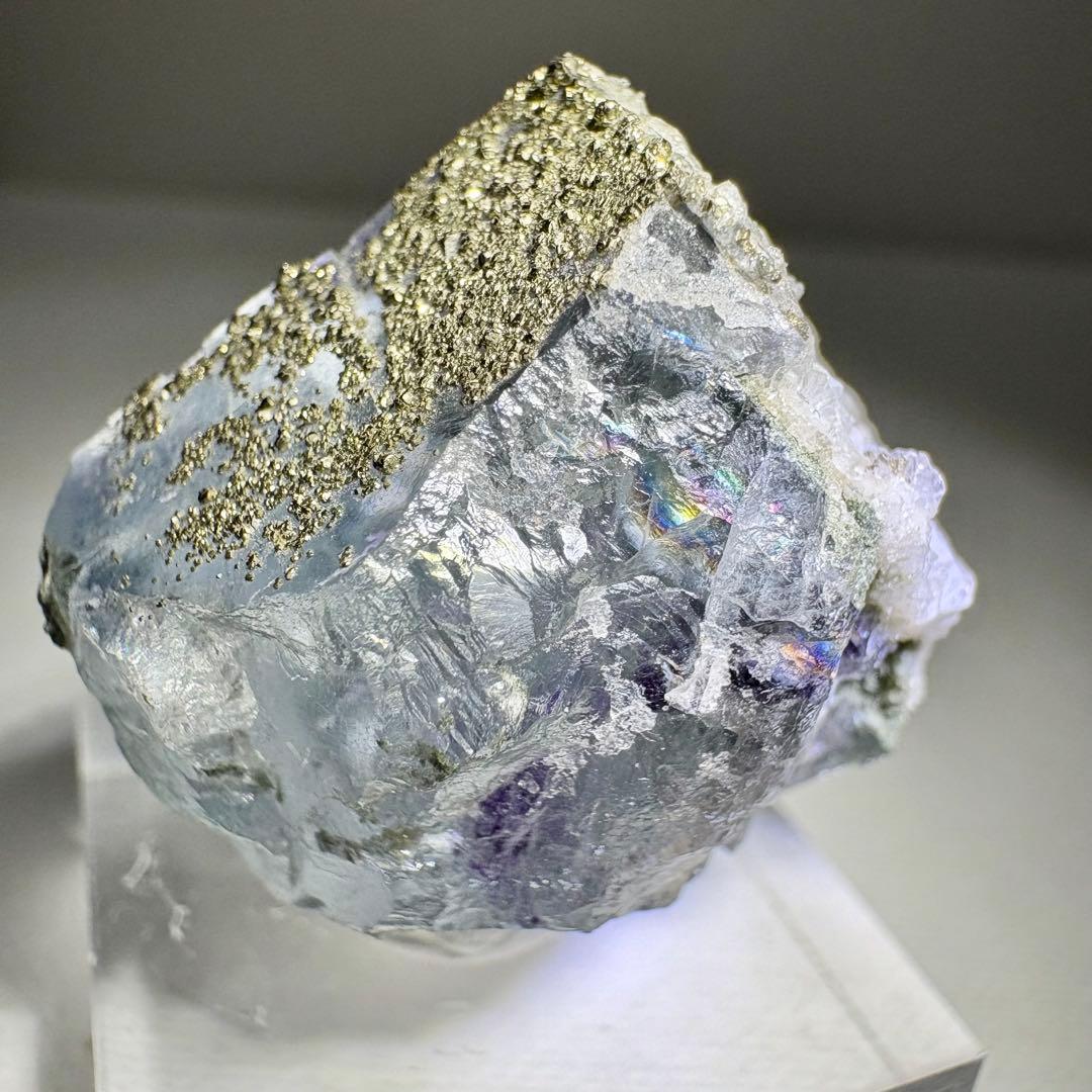 478 中国　ヤオガンシャン産　フローライト&パイライト