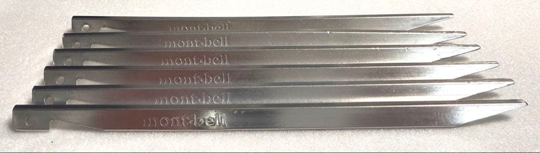 【1回使用】◼︎mont-bell◼︎ミニタープとポール★2点セット★