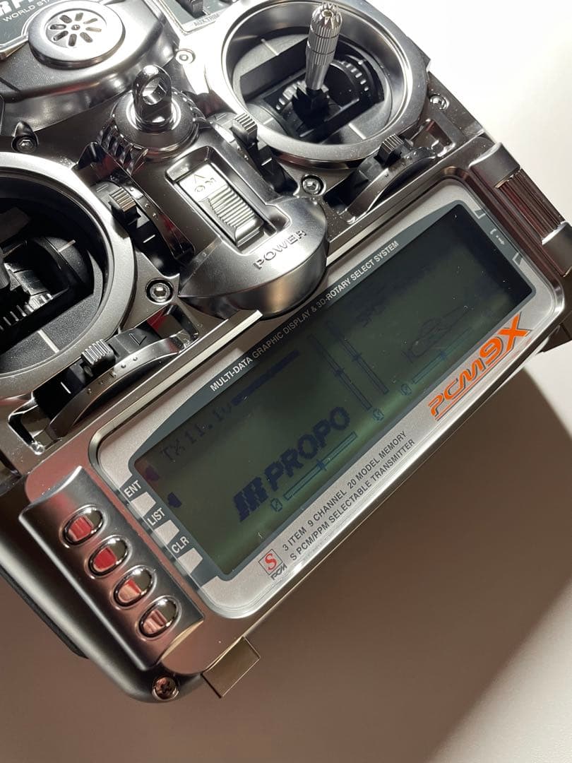 飛行機用プロポ PCM9X 送信機 JR
