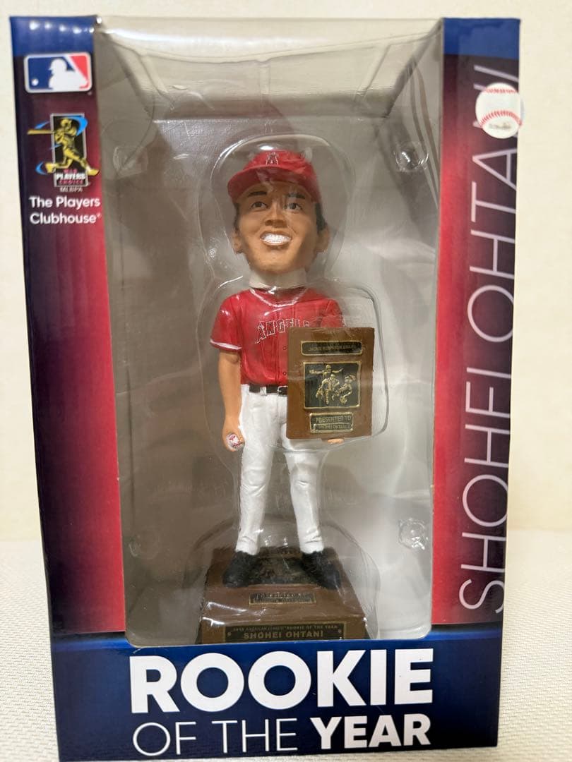 【新品未開封】大谷翔平 新人王 ルーキーオブザイヤーボブルヘッド
