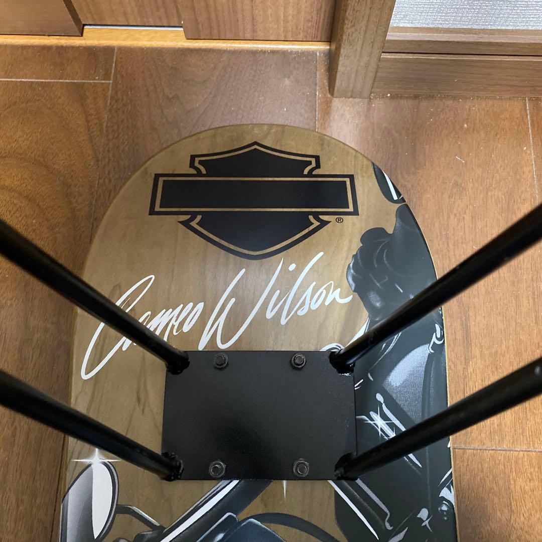 極美品　Harley-Davidson スケートボード　デッキ　テーブル