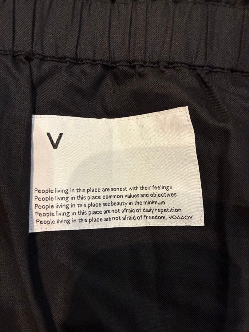 【21AW VOAAOV ナイロンビッグダウンストール】