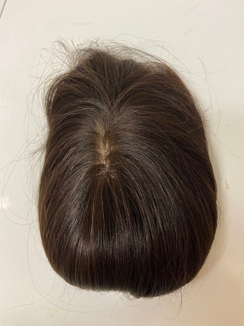 私元気・部分ウィッグ・12×8・ブラック・長さミディアム25センチ【試着のみ】