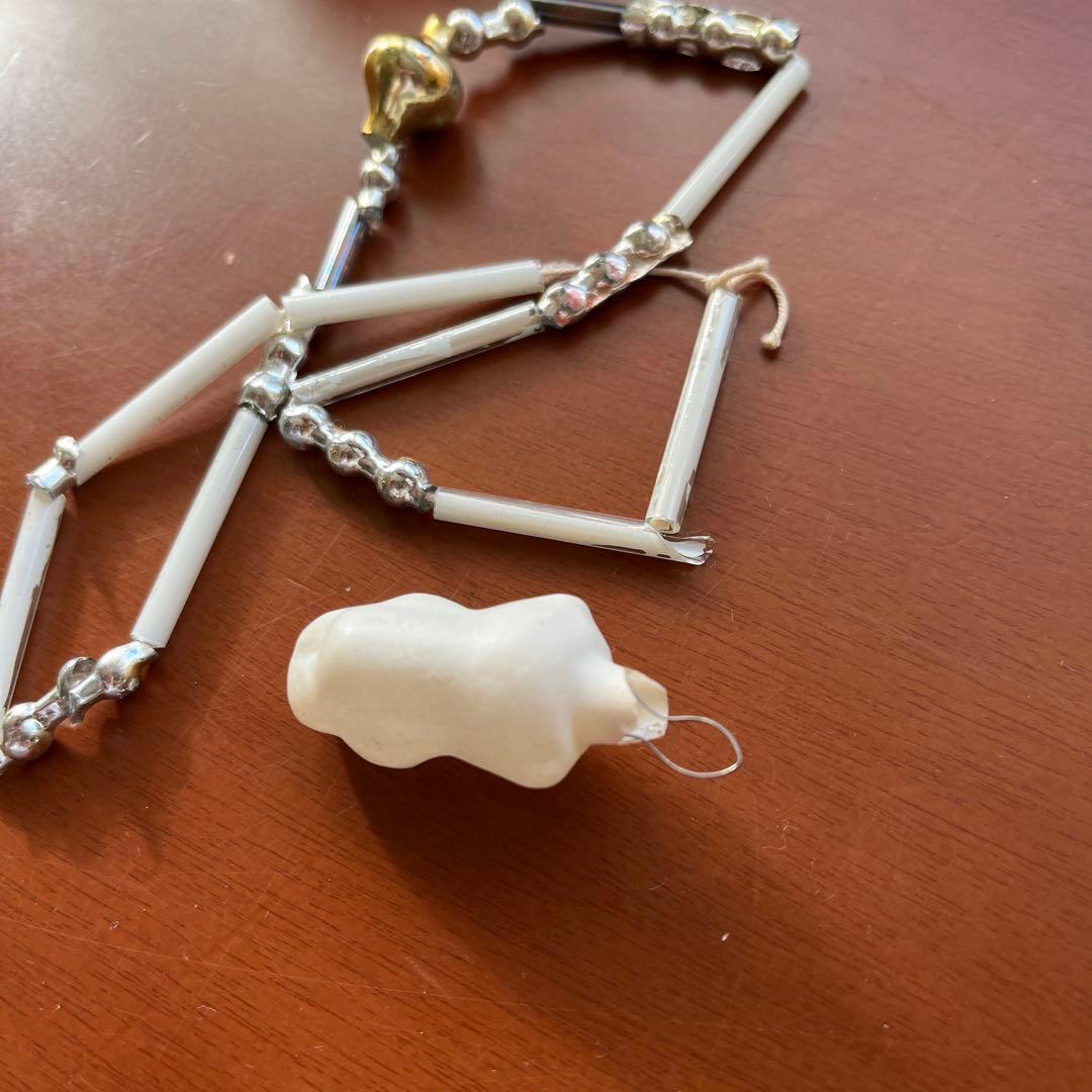 ロシア　クリスマスオーナメント　ガラス　ミニ　セット　ビンテージ