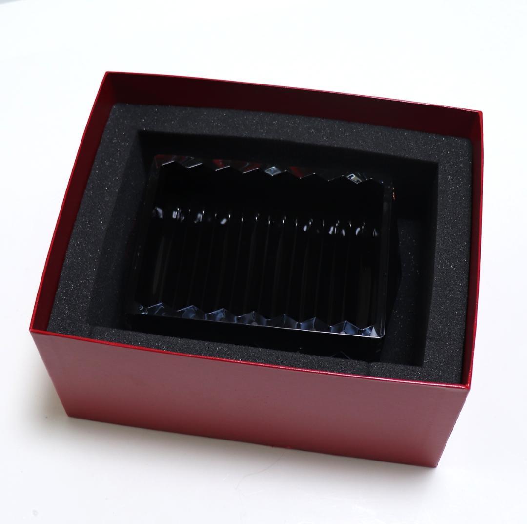 バカラ ジョルジュ・シュヴァリエ ルクソール 1.7kg 小物入れ ブラック