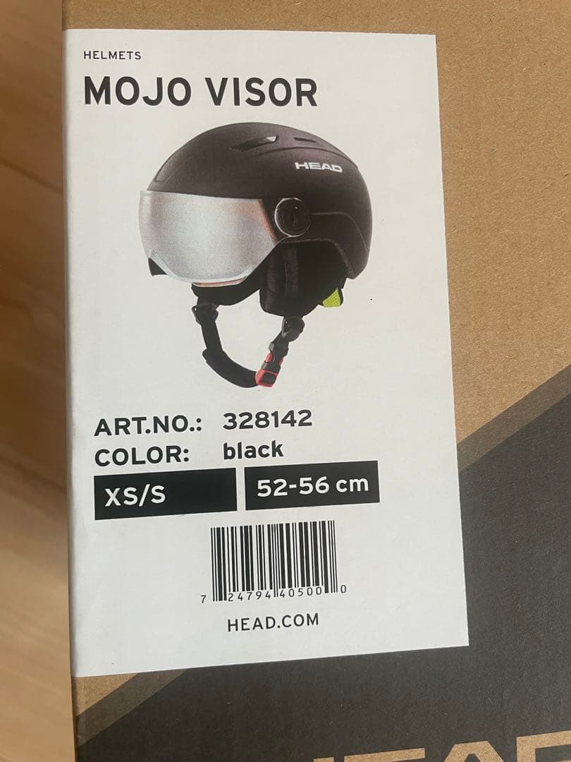 スキー スノーボード ヘルメットHEAD MOJO VISOR 52-56㎝
