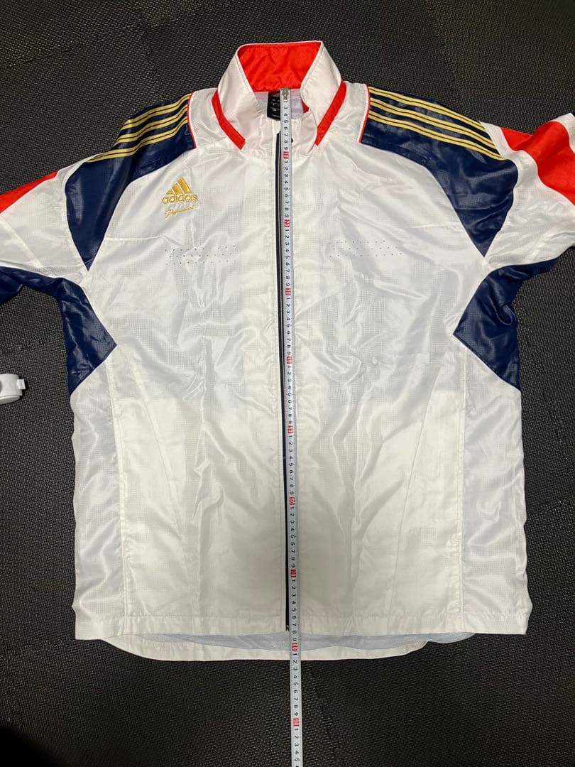 希少3XO アディダスプロフェッショナル　ジャージ上下セット　メッシュ　良配色