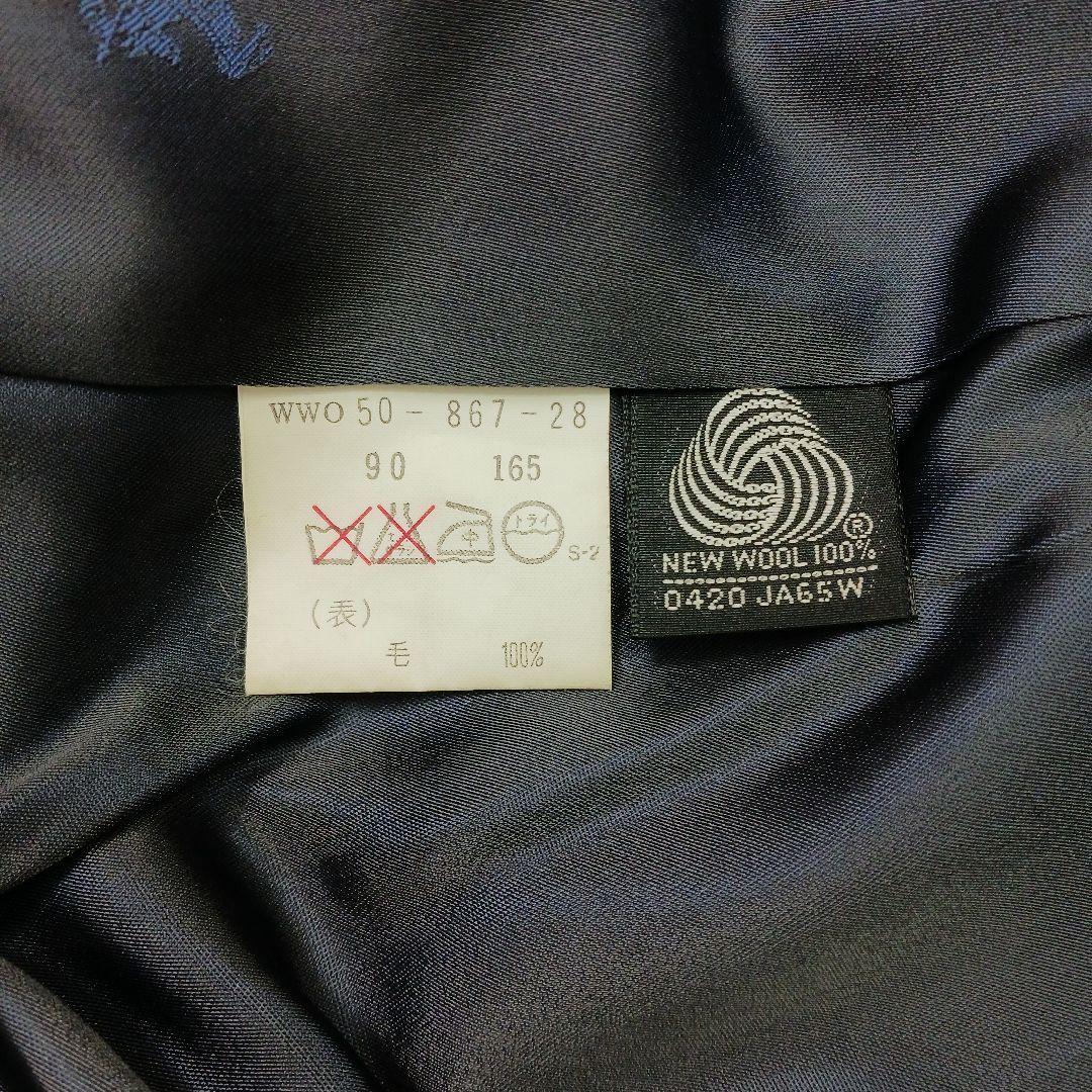 ✨極美品✨バーバリー　バルマカーンコート　ステンカラー　カシミア　ネイビー　S