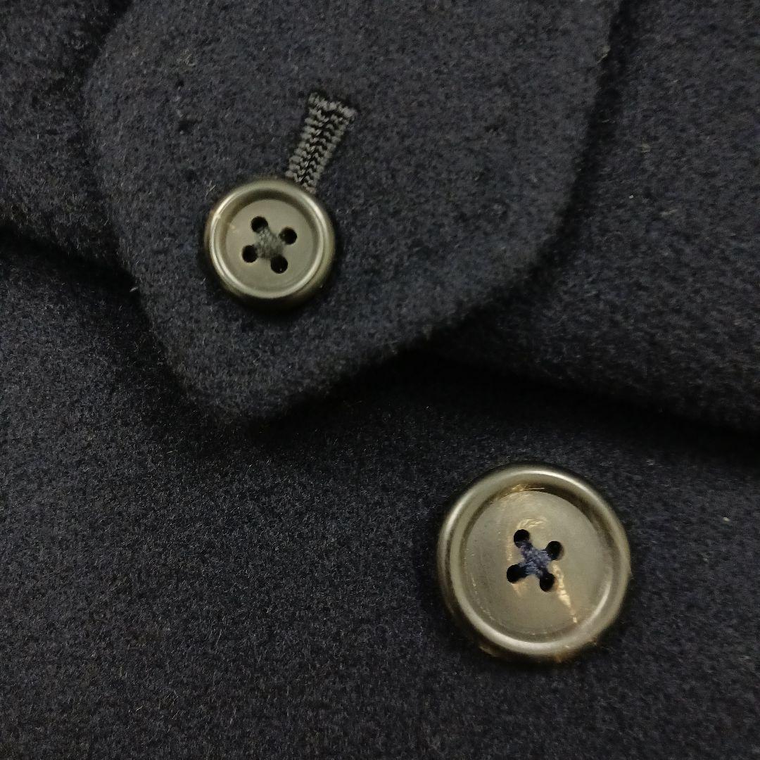✨極美品✨バーバリー　バルマカーンコート　ステンカラー　カシミア　ネイビー　S