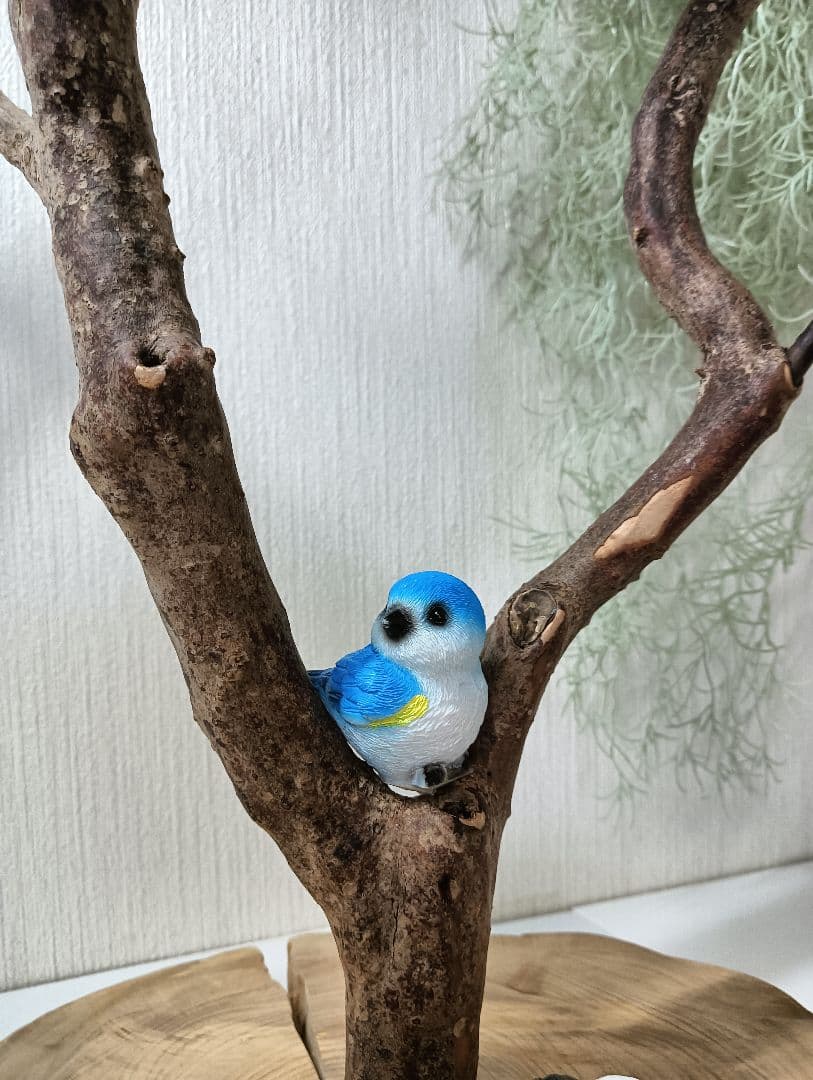 流木527　小鳥止まり木　卓上　バードアスレチック