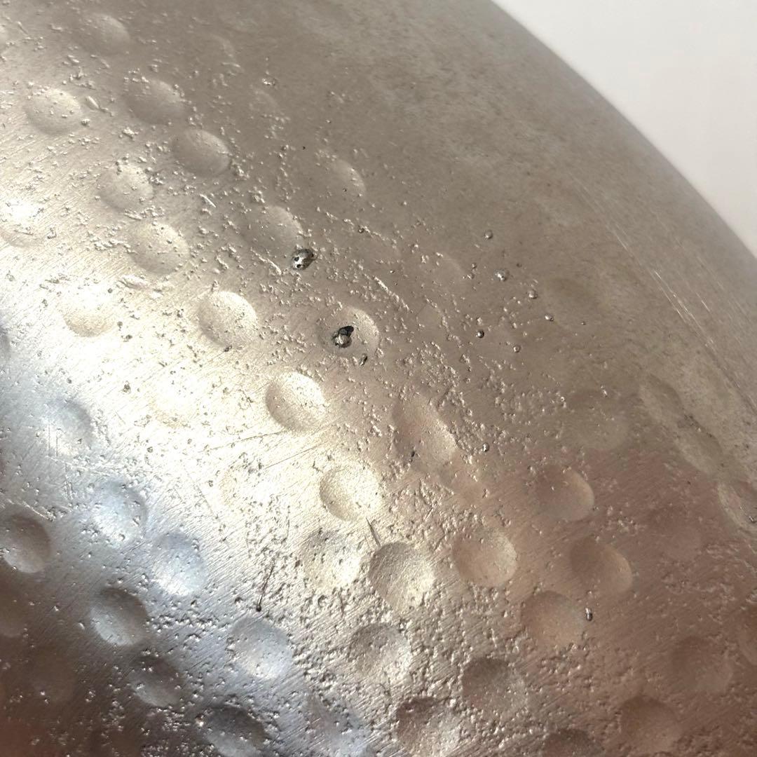 【終売品】ACTUS シルバーフラワーベース 大小