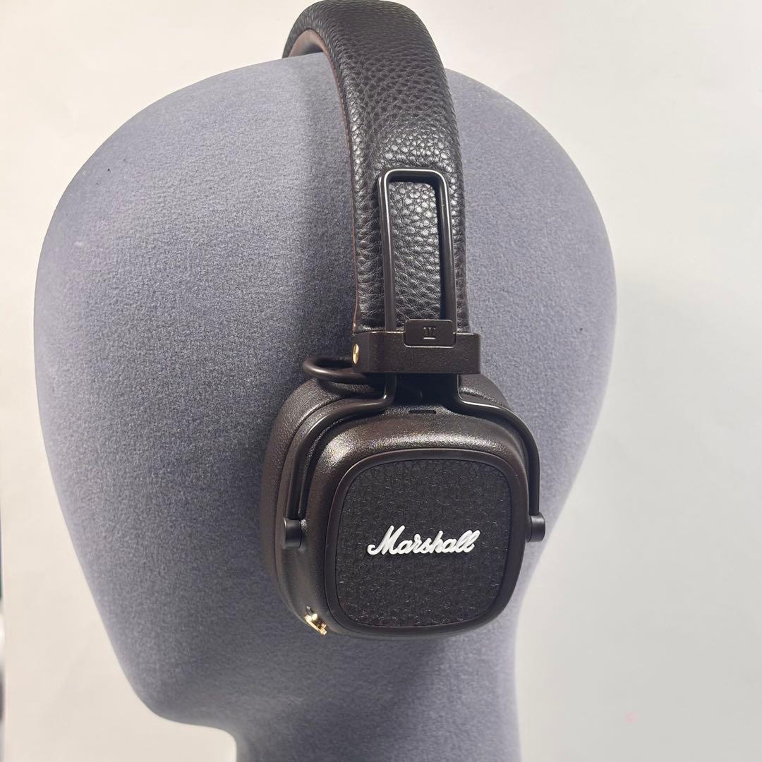 Marshall Major V ワイヤレスヘッドホン ブラウン
