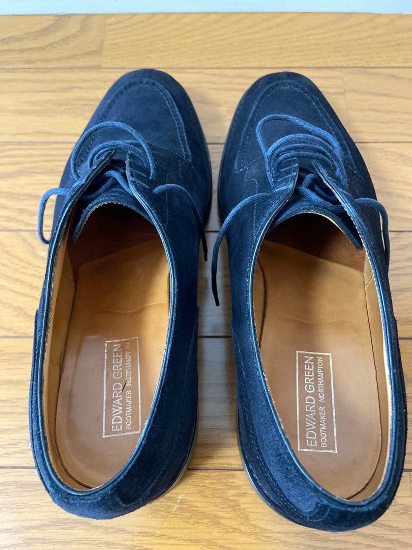 EDWARD GREEN ドーバー ブラックスエード 33ラスト　UK 6.5