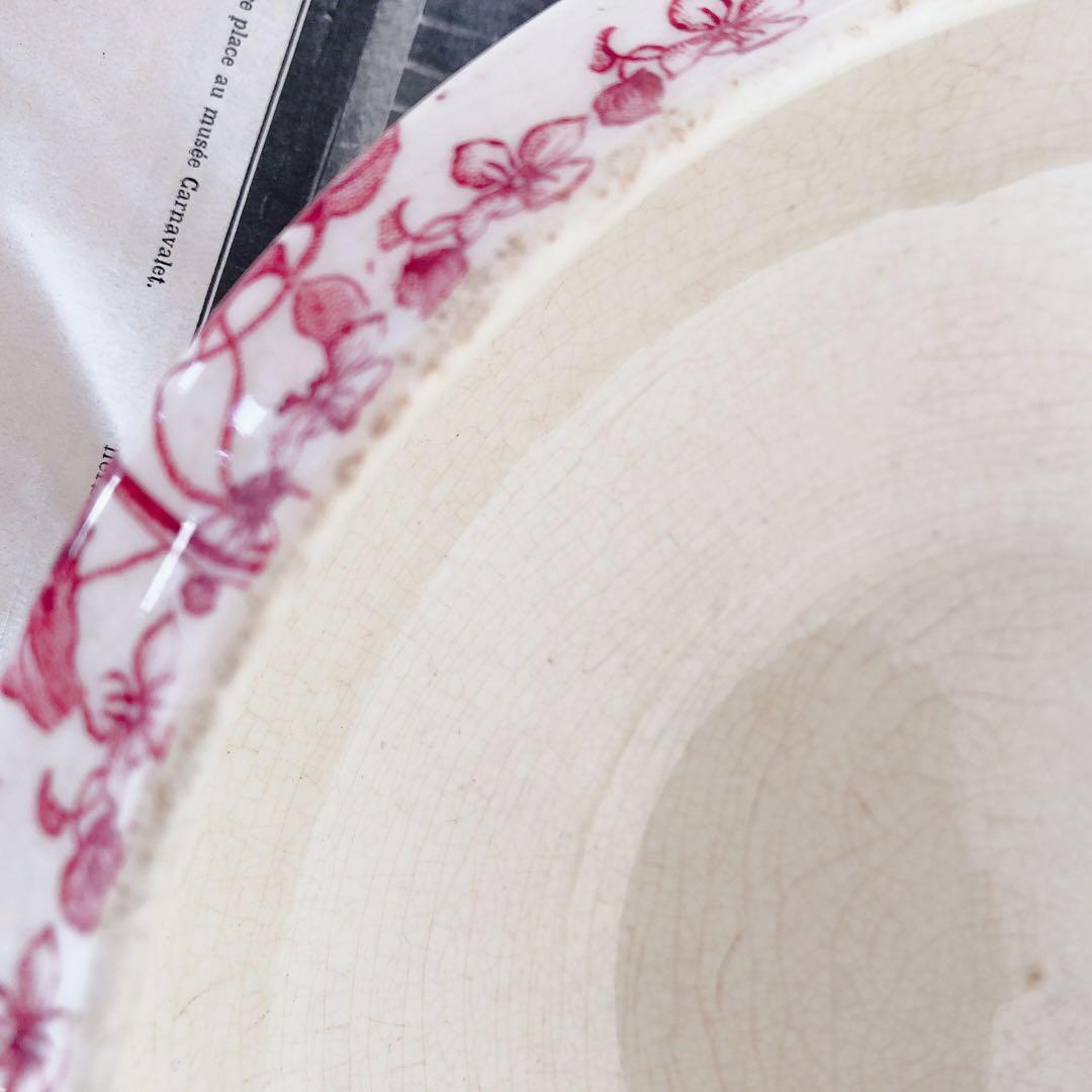 人気　ヴィエイヤーボルドー　レギュミエール クレマチス フランスアンティーク食器