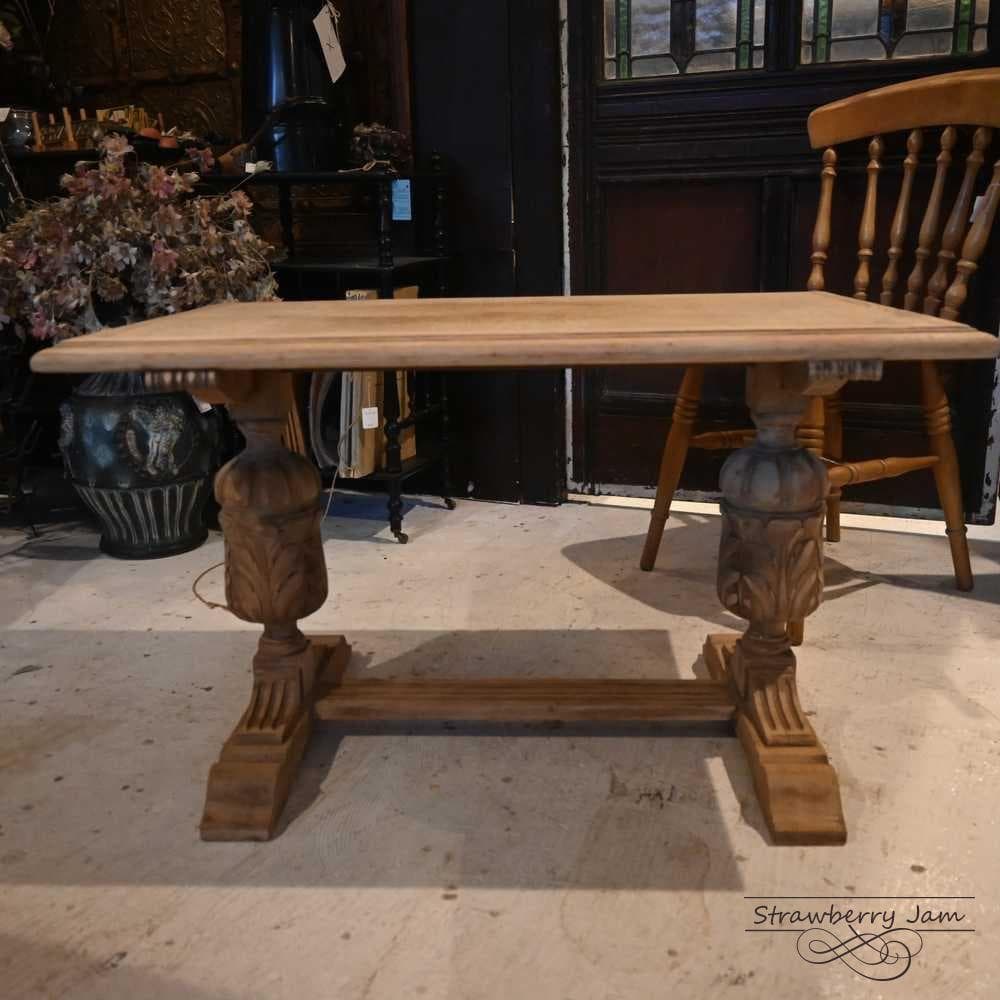 IFU-423 英国アンティーク 剥離 コーヒーテーブル テーブル 花台 小家具