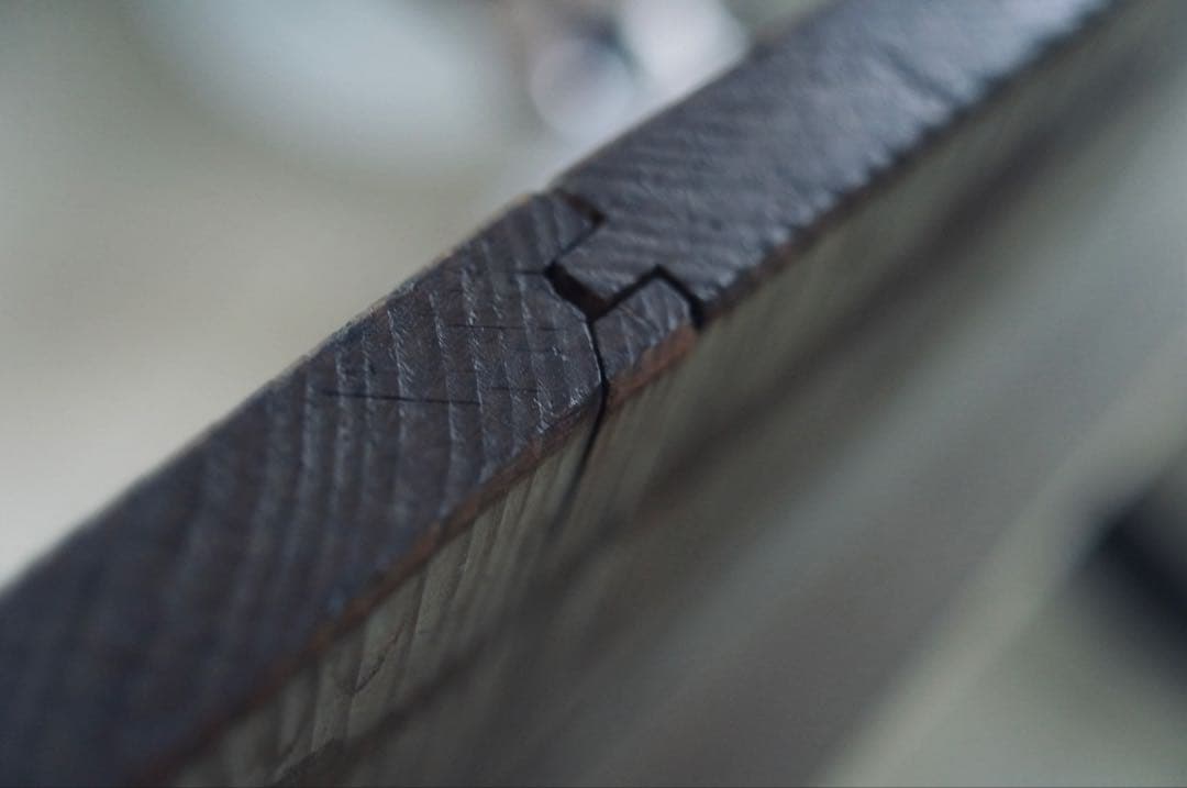 古道具 ダイニングテーブル 古才 鉄腳 リメイク 古家具