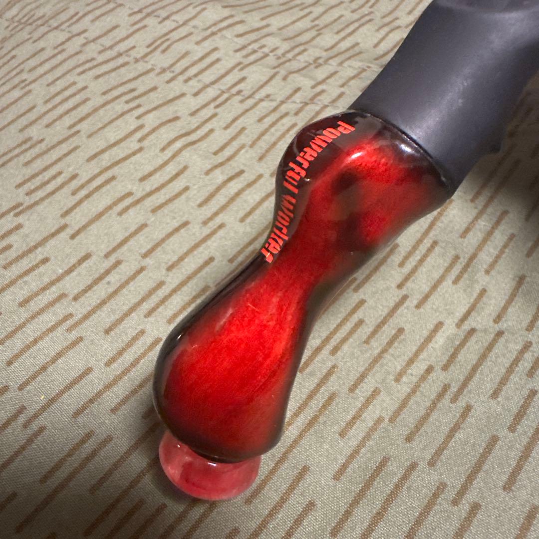 こーちゃん　　パワフルワーカーグリップ TYPE1 赤黒 ベイト カスタム