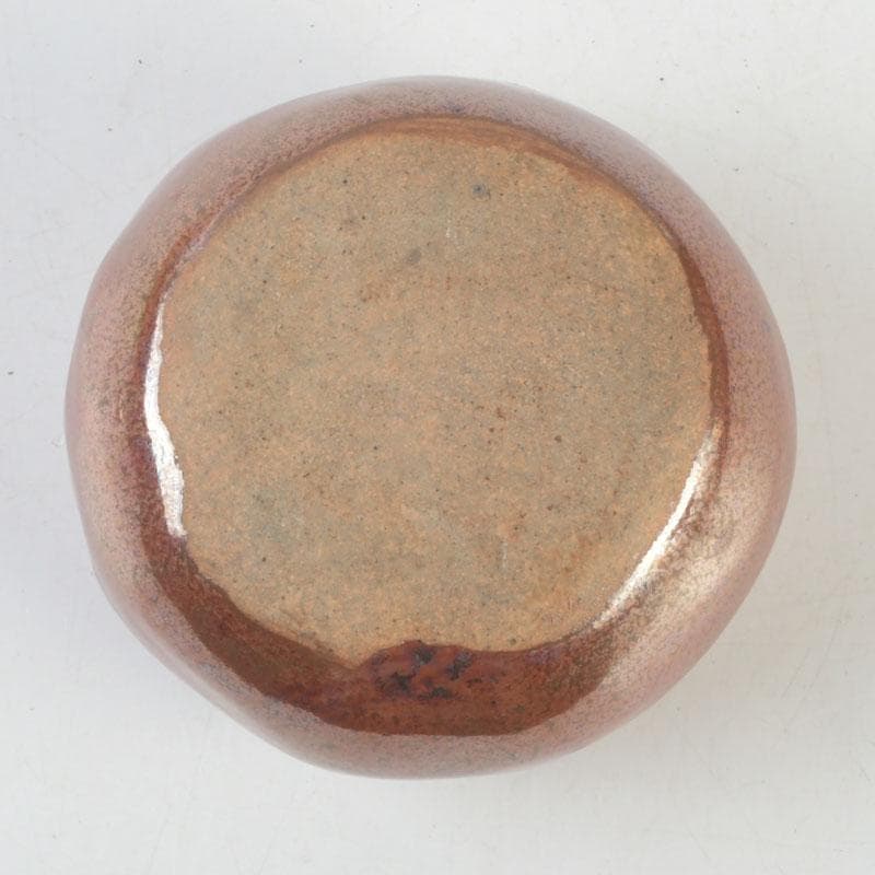 茶道具　柿　香合　共箱　V　9670