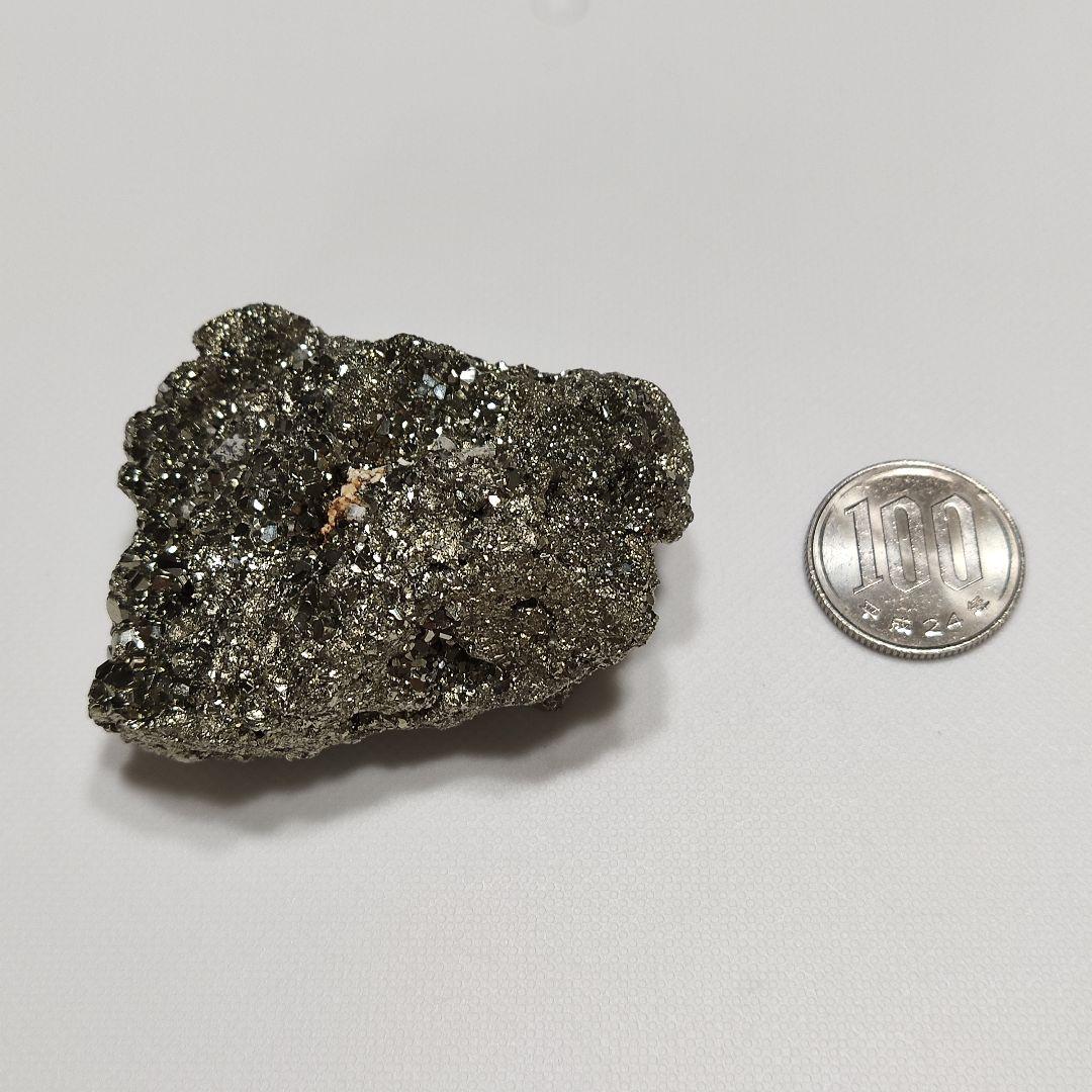 パワーストーン　天然石　パイライト　クラスター　124g　No.651