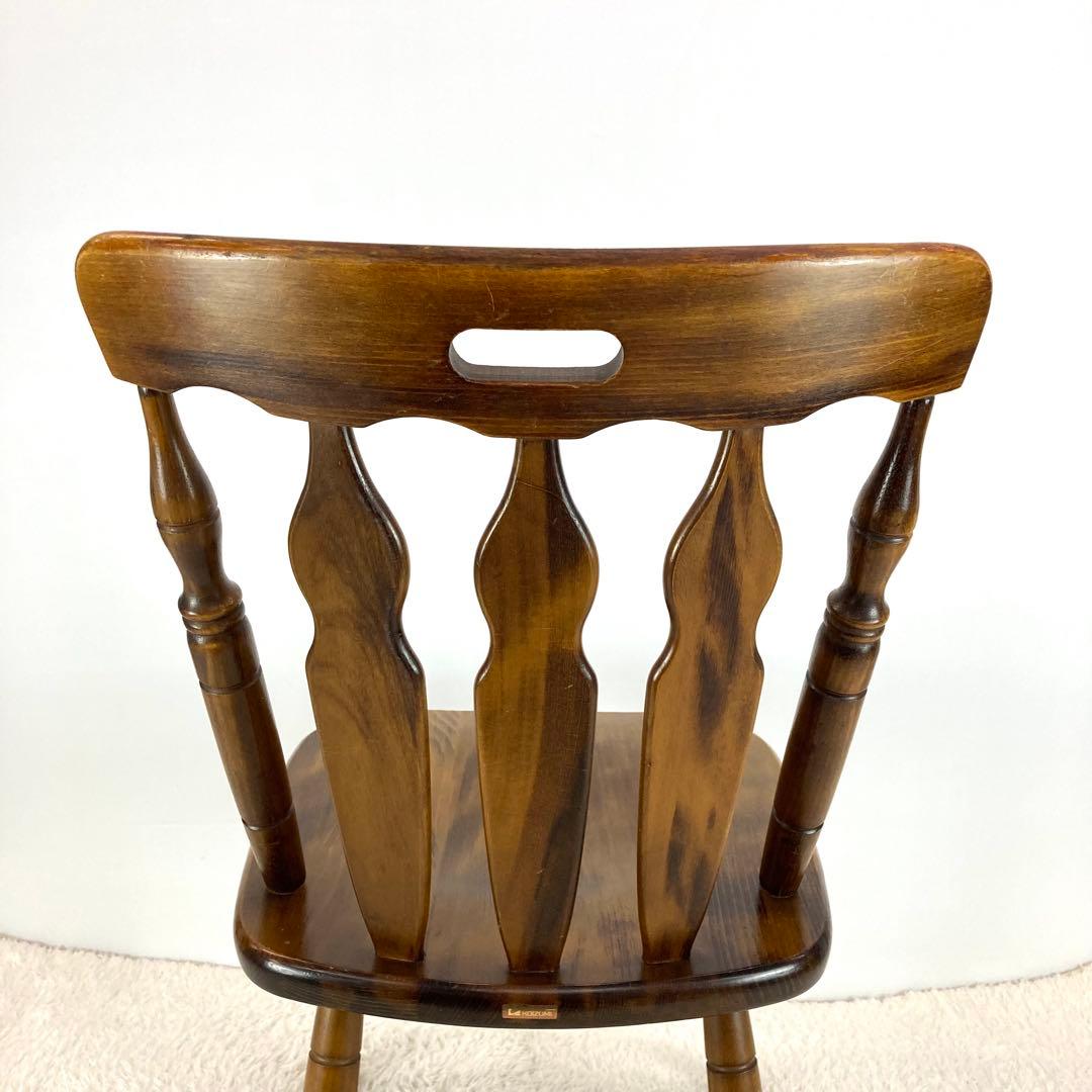 コイズミ ヴィンテージ ダイニングチェア 木製フレーム椅子