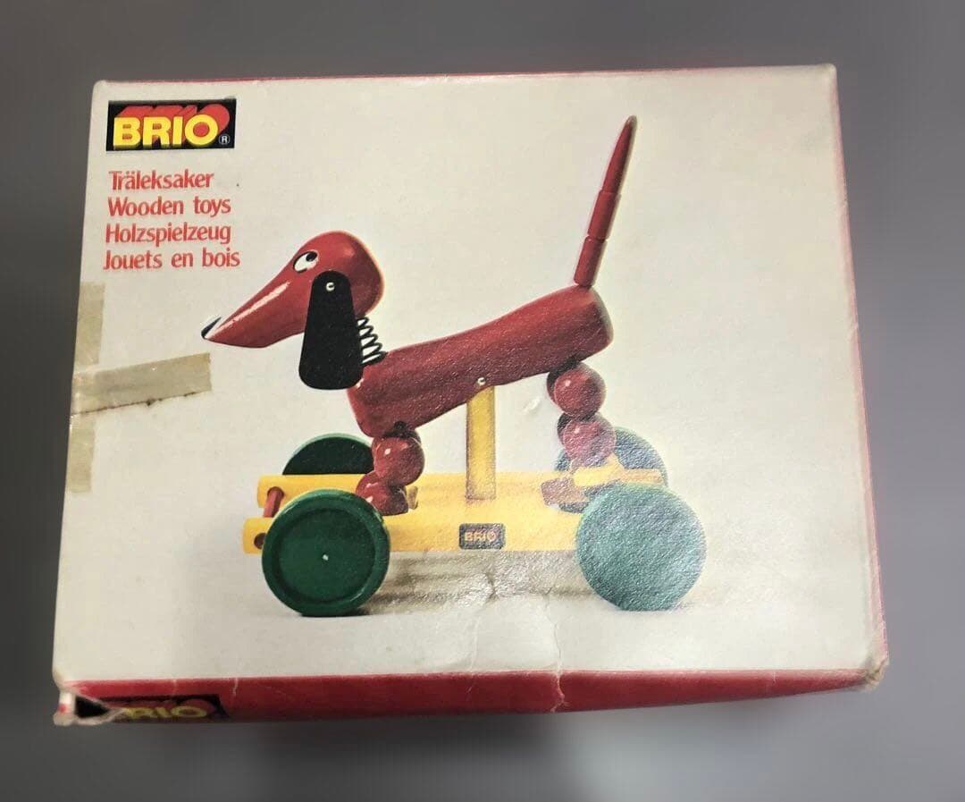 BRIOブリオ ダッチー プルトイ　ドッグ ヴィンテージ アンティーク