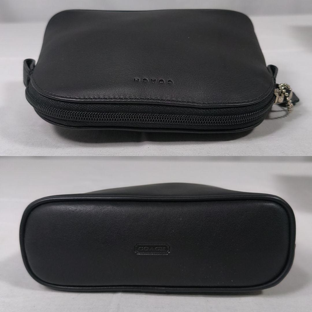 箱あり未使用品✨️　オールドコーチ　グラブタンレザー　ポーチ　黒