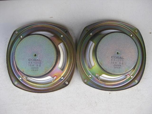 CORAL フルレンジスピーカー　自作　ペア
