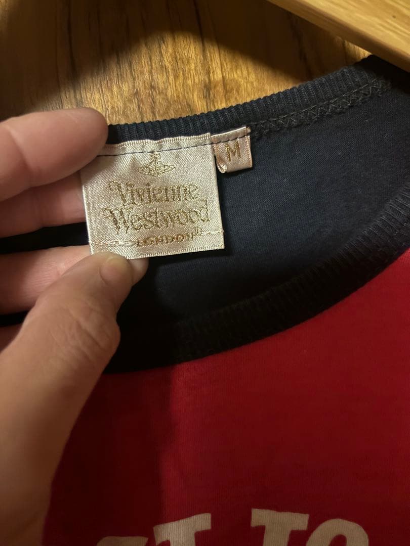 vivienne westwood 半袖Tシャツ Mサイズ 赤黒