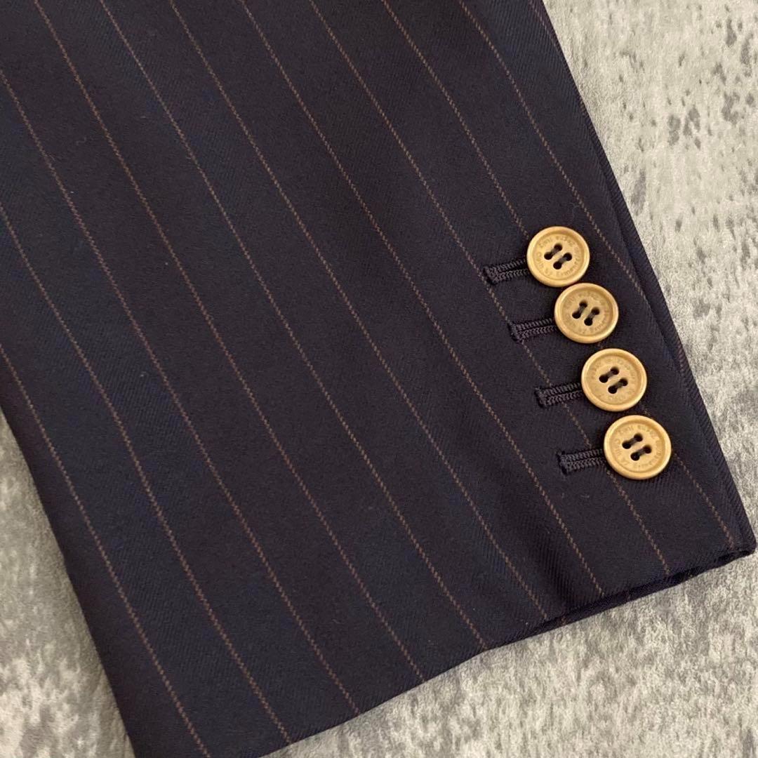 極美品 極上ウールダブルスーツ × Yves Saint Laurentネクタイ