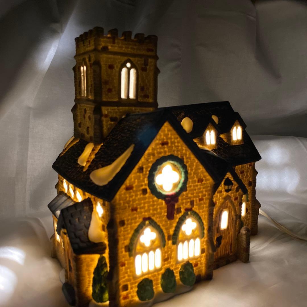 クリスマス DEPARTMENT 56 \"Knottinghill Church\"1989