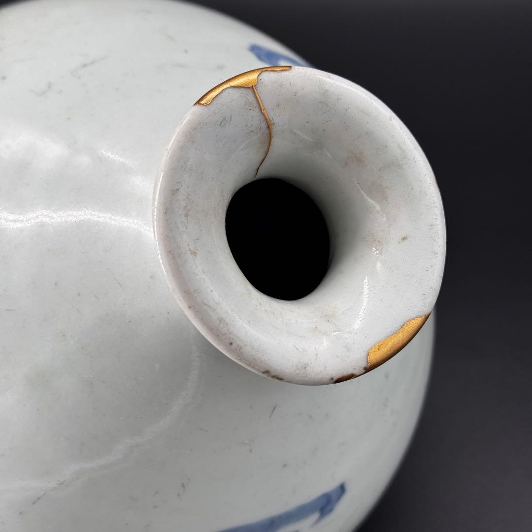 李朝　徳利　箱付き