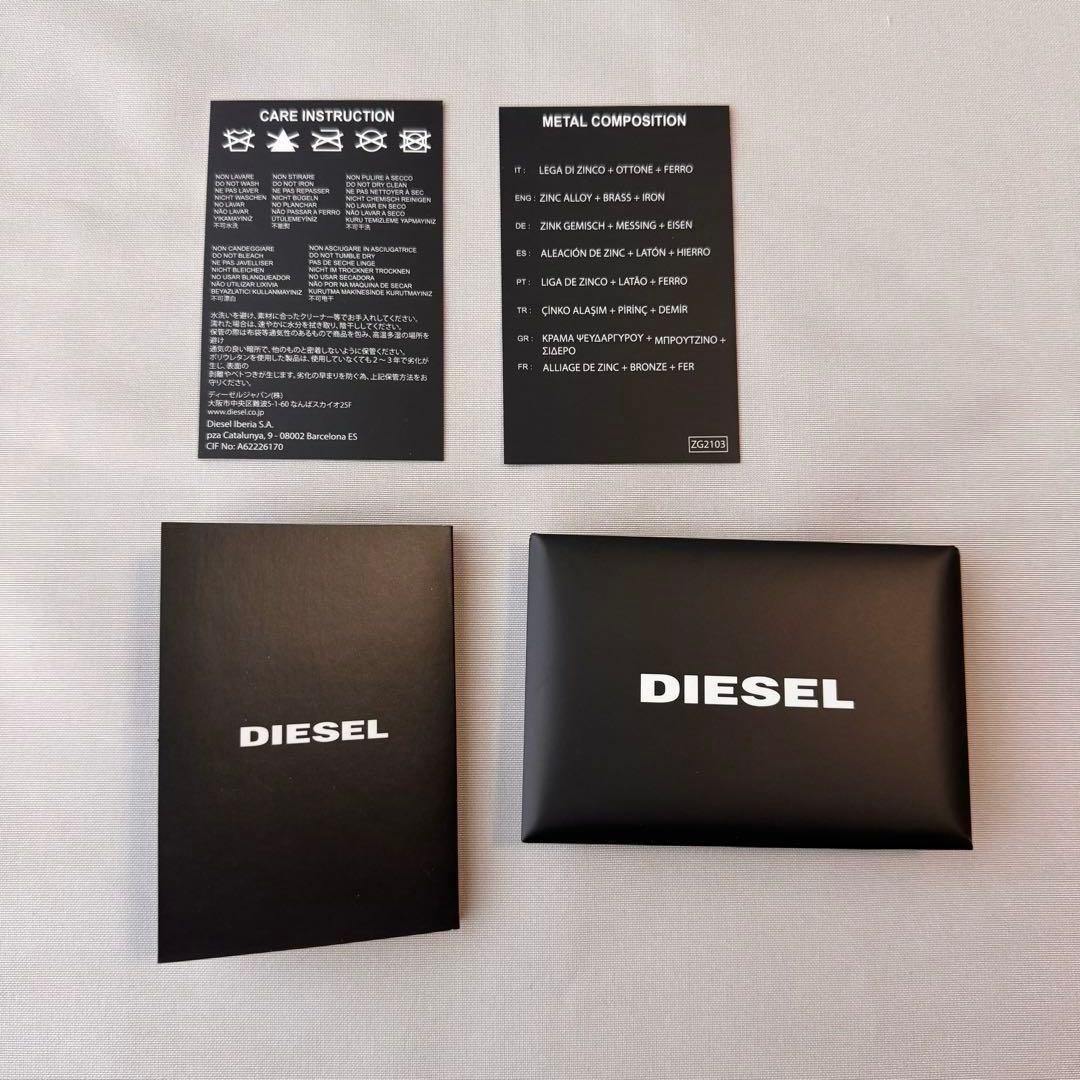 DIESEL ディーゼル Y2K ✨ レザー ショルダーバッグ ブラック Bag