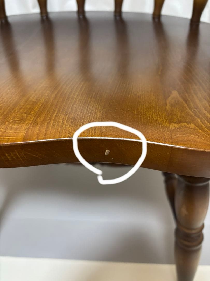 あい※専用 【美品】飛騨産業 キツツキマーク ウィンザーチェア レトロ ②