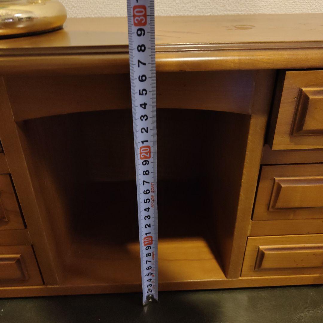 【波風ミナト】フランス製 木製デスク 引き出し付き