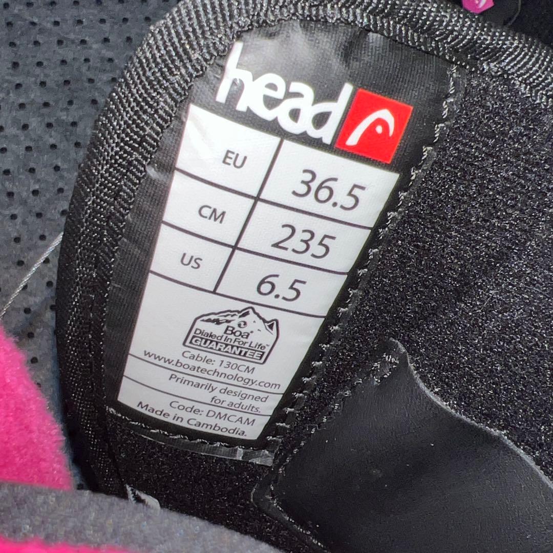 5回使用 レディース人気サイズ23.5cm HEAD GALORE BOA