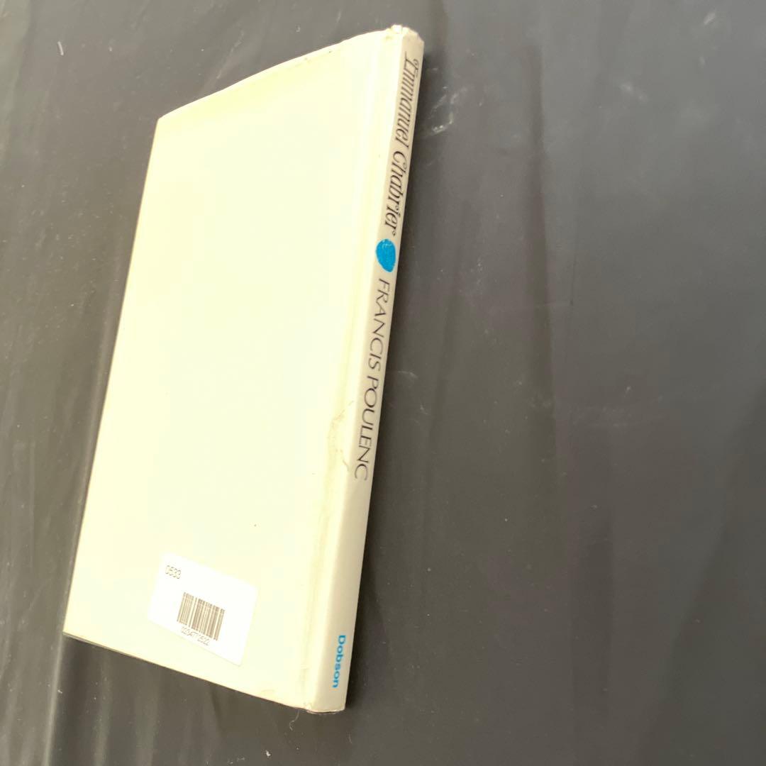 洋書 Emmanuel Chabrier by Francis Poulenc