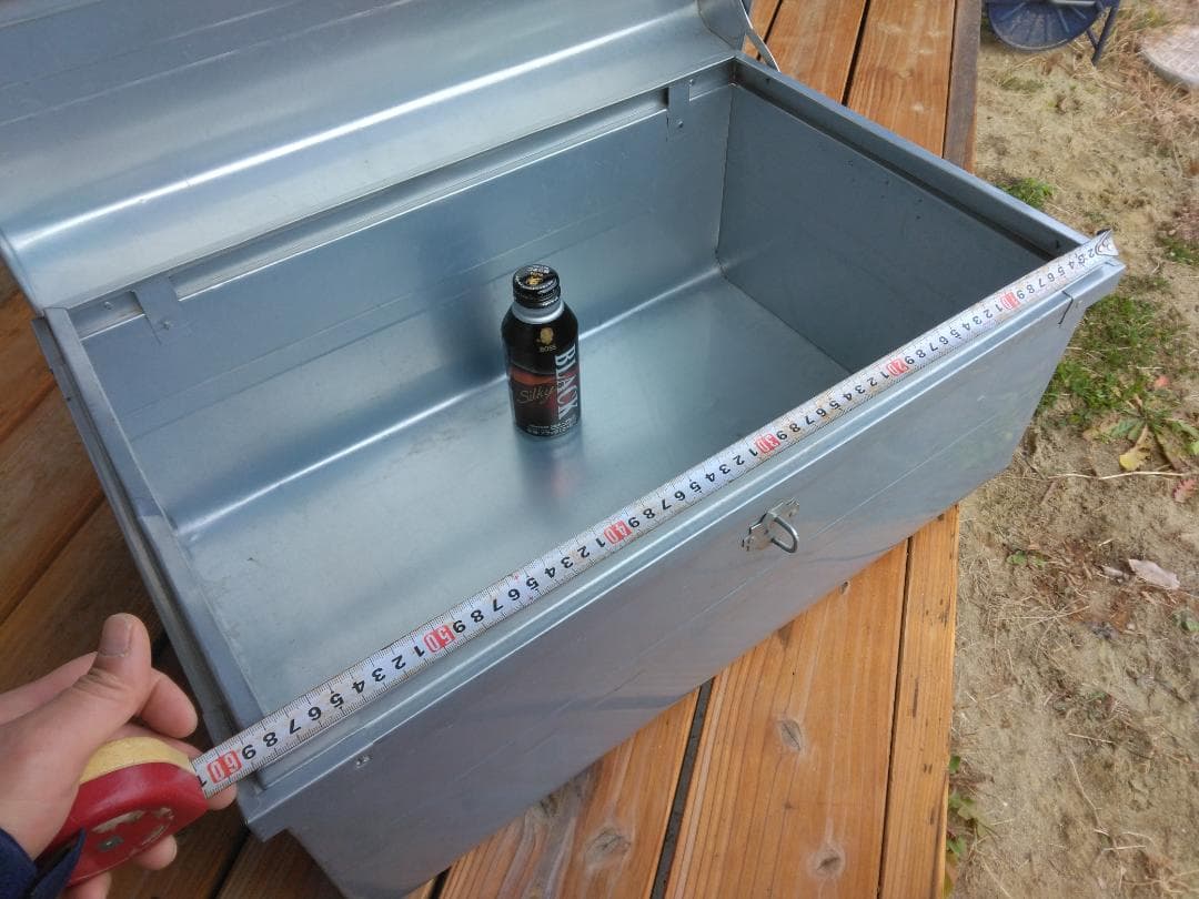 ブリキのトランクボックス Lサイズ【中古】