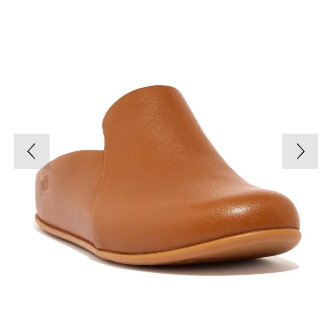 ぺ*け様 【新品未使用】fitflop サボ　レザー　ブラウン　US6 23cm