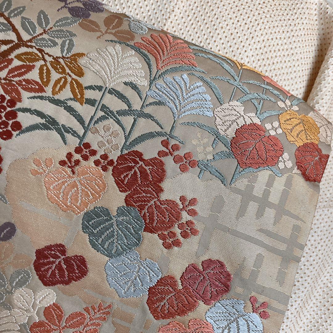 訪問着　フルセット　葉　絞り　着物　付け下げ　P1