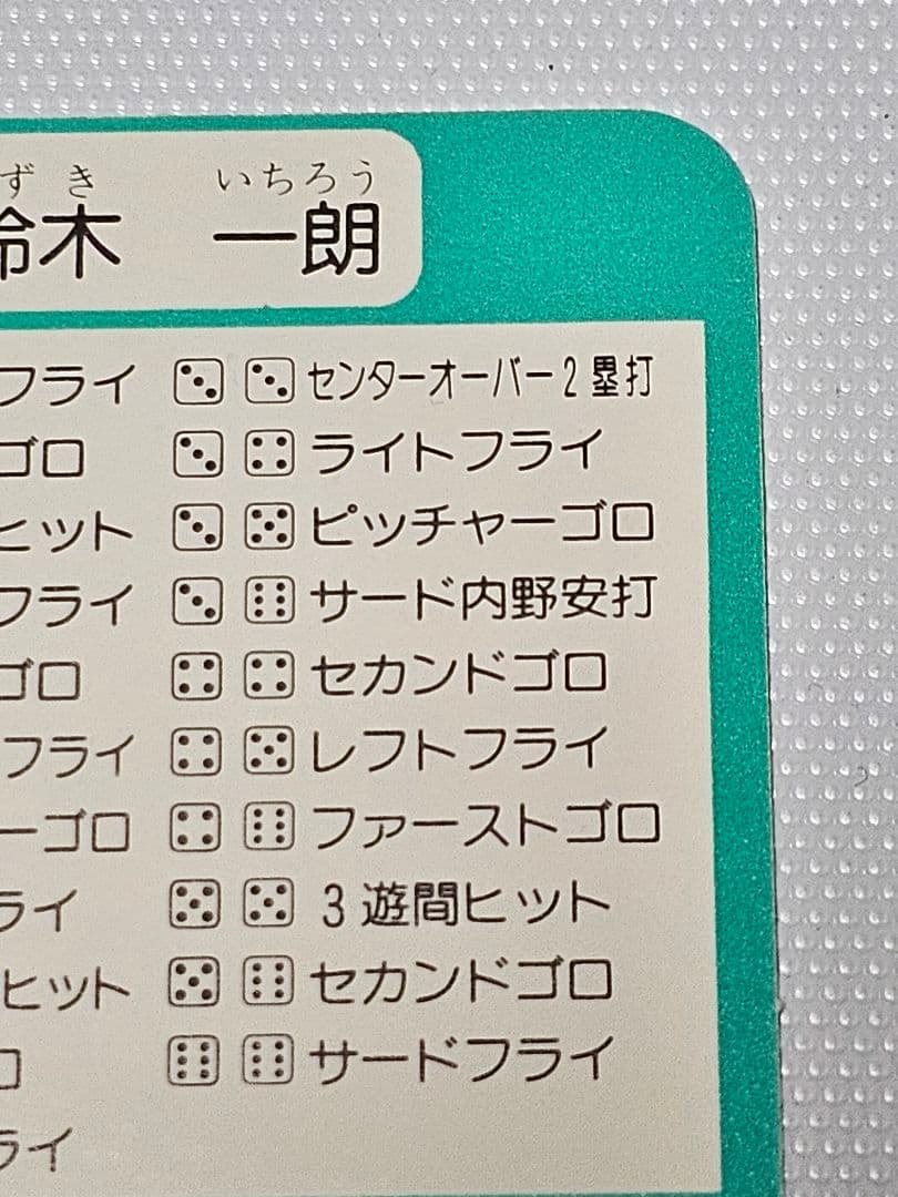 タカラ プロ野球カードゲーム ‘93 オリックス・ブルーウェーブ 鈴木一朗