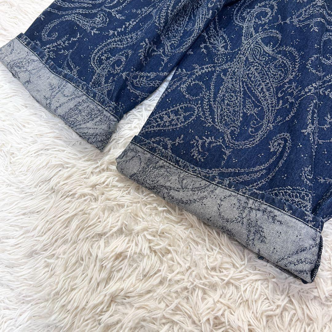 希少✨NEEDLES ペイズリーオールインワン M ネイビー